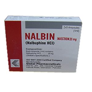 Nalbin (Nalbuphine HCL) 20mg/1ml injection